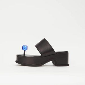 DRIES VAN NOTEN Chunky Leather Platform Sandal